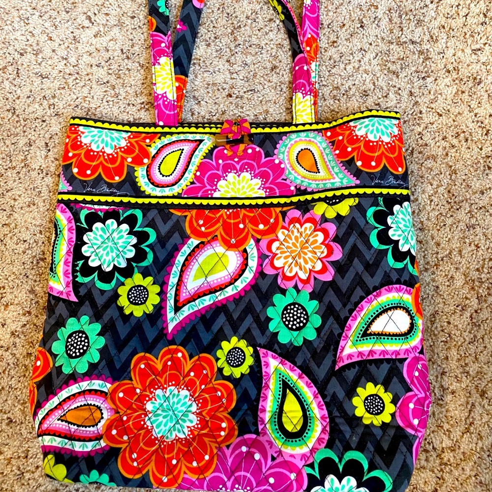 Vera Bradley Ziggy Zinnea Tote